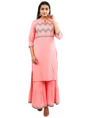 embroidered suit set - 17462644 - Standard Image - 2