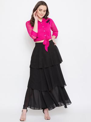 tie front embellished top - 17462649 - Standard Image - 4