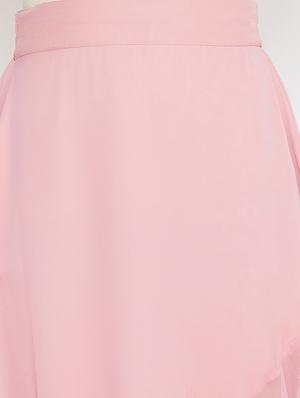 high rise asymmetric a-line skirt - 17462663 - Standard Image - 5