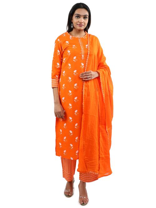 floral kurta pant set - 17462670 - Standard Image - 1