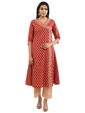 printed kurta pant set - 17462678 - Standard Image - 2
