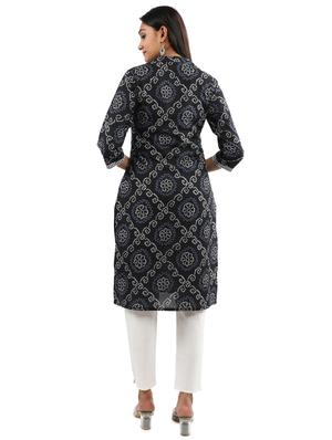 bandhani kurta pant set - 17462680 - Standard Image - 4