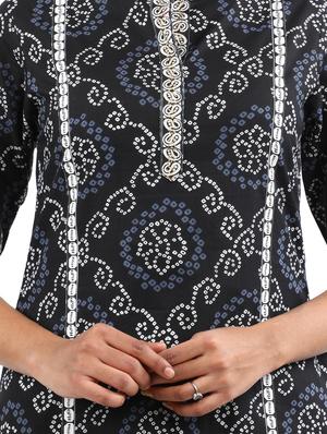bandhani kurta pant set - 17462680 - Standard Image - 6
