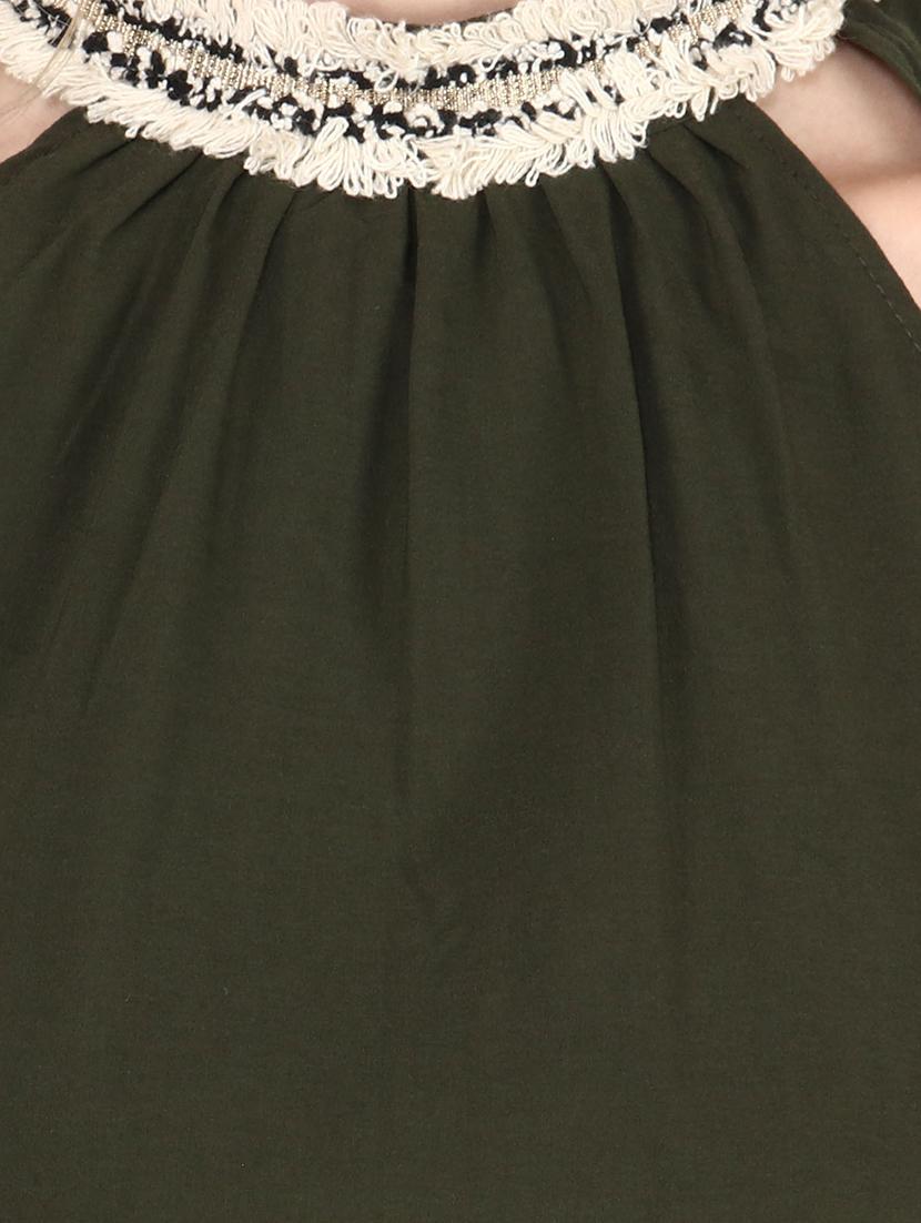 lace detail long sleeved top - 17462708 - Zoom Image - 4