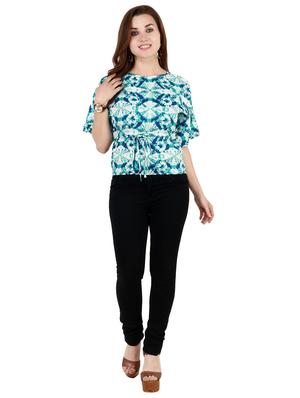 tie front crop top - 17462709 - Standard Image - 4