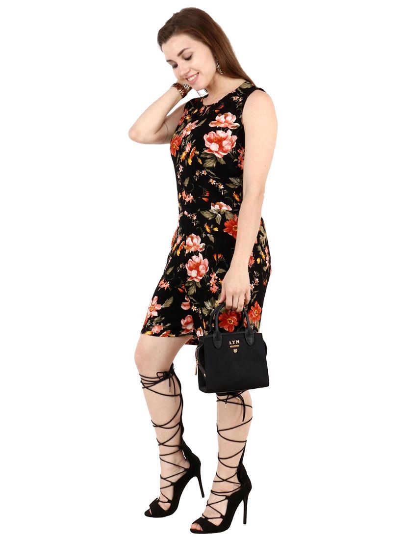 round neck floral romper - 17462713 - Zoom Image - 4