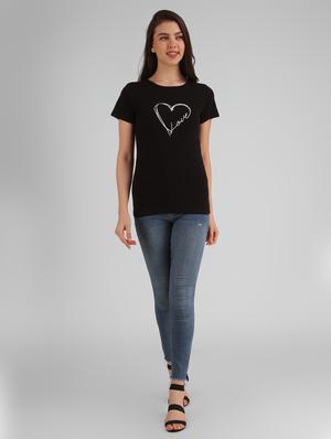round neck printed tee - 17462743 - Standard Image - 4