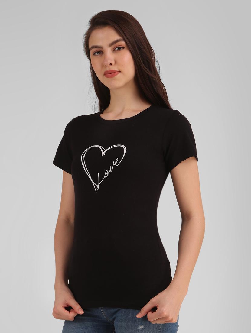 round neck printed tee - 17462743 - Zoom Image - 2