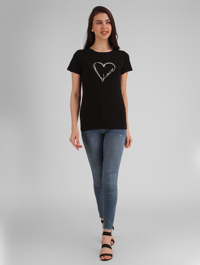 round neck printed tee - 17462743 - Zoom Image - 4