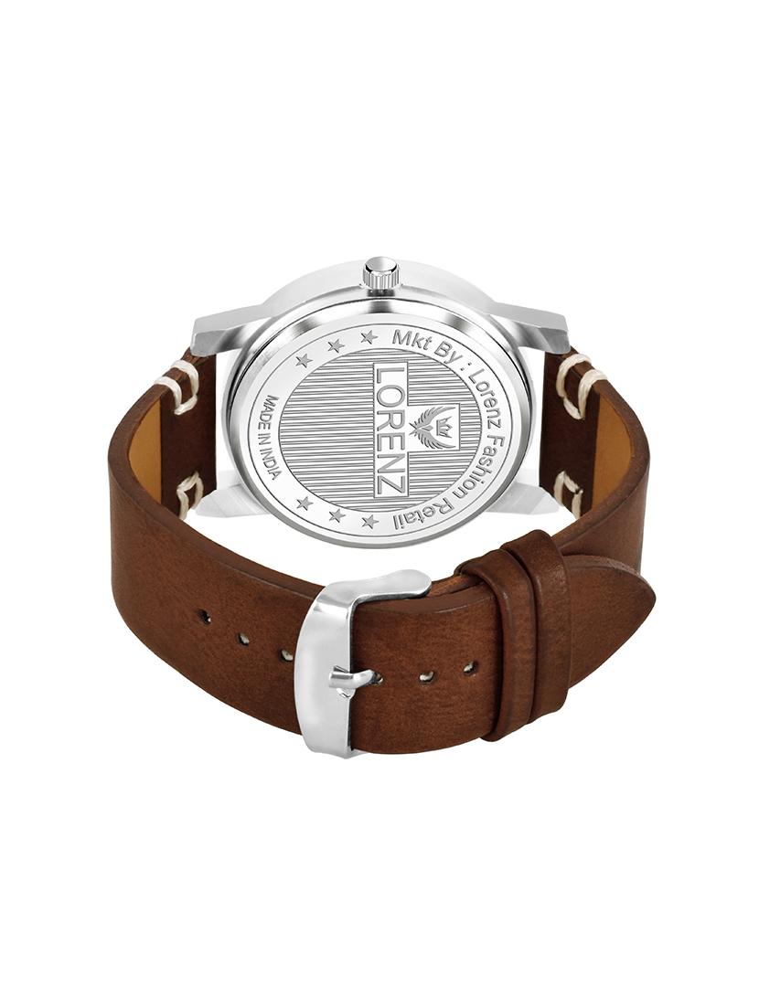lorenz date edition brown dial analog watch for men | watch for boys- mk-3070k - 17462759 - Zoom Image - 3