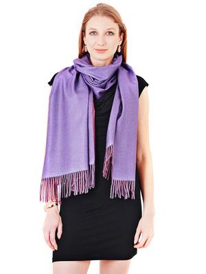 purple wool stole - 17462806 - Standard Image - 2