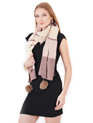 multi colored acrylic stole - 17462828 - Standard Image - 2