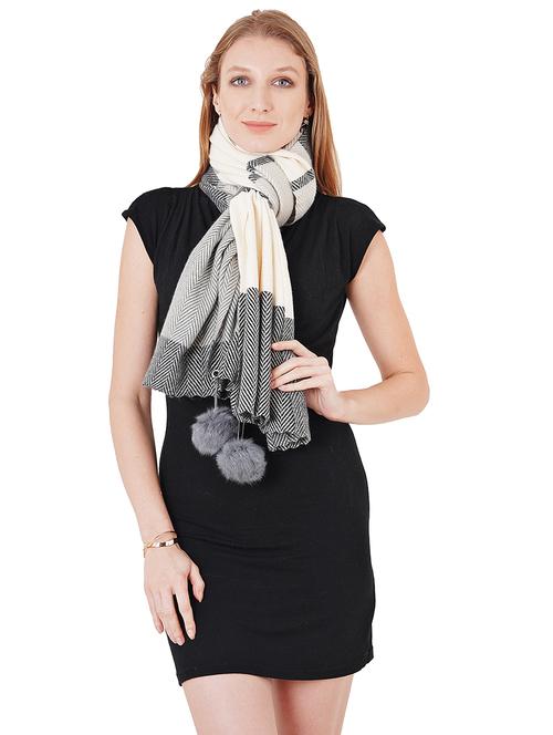 multi colored acrylic stole - 17462830 - Standard Image - 1
