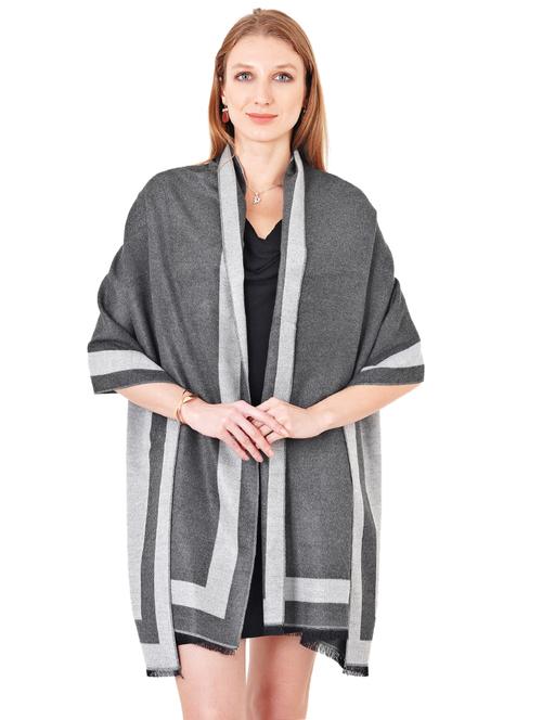 multi colored wool stole - 17462839 - Standard Image - 1