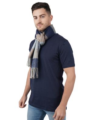 multi colored checkered wool muffler - 17462844 - Standard Image - 3