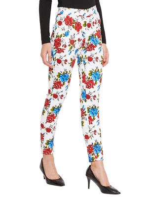 high rise floral jegging - 17462927 - Standard Image - 2