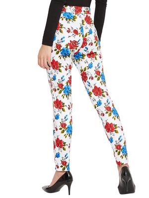 high rise floral jegging - 17462927 - Standard Image - 3