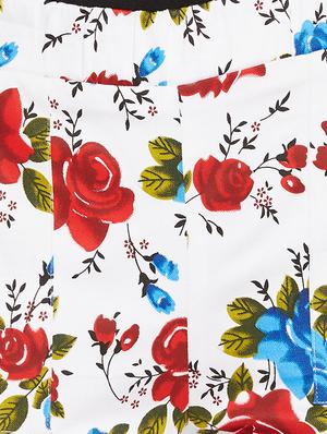 high rise floral jegging - 17462927 - Standard Image - 5