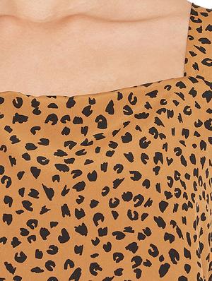 animal print full leg jumpsuit - 17462932 - Standard Image - 4