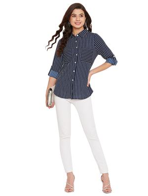 striped regular shirt - 17462935 - Standard Image - 4
