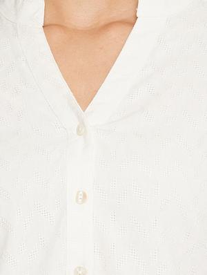 high-low solid shirt - 17462936 - Standard Image - 5