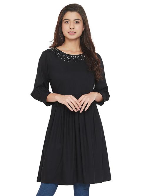 embellished a-line tunic - 17462940 - Standard Image - 1