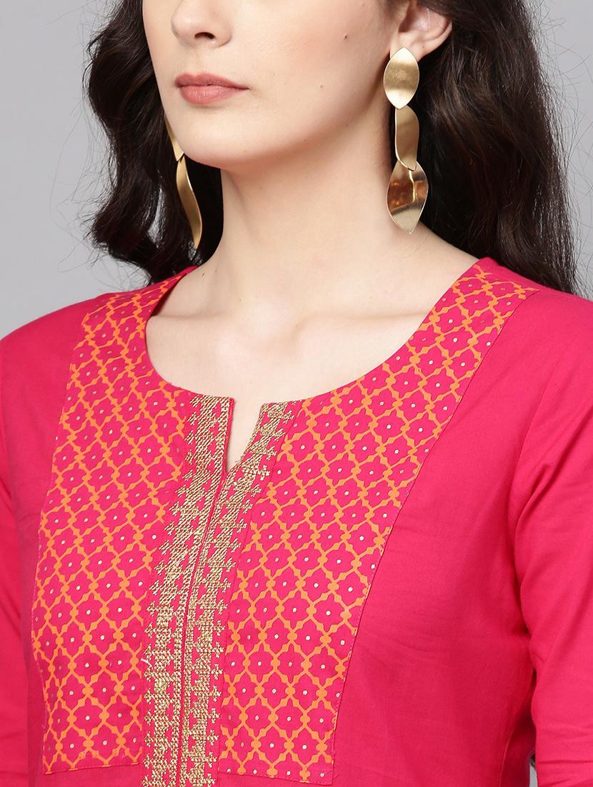 solid straight kurta - 17463098 - Zoom Image - 5