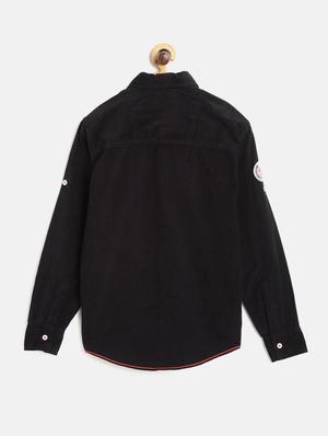 black cotton shirt - 17463406 - Standard Image - 2