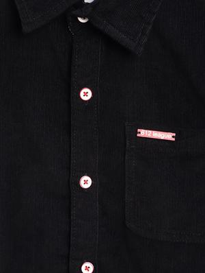black cotton shirt - 17463406 - Standard Image - 3