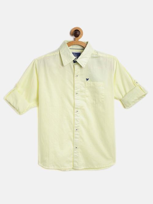 yellow cotton shirt - 17463409 - Standard Image - 1