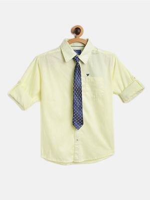 yellow cotton shirt - 17463409 - Standard Image - 2