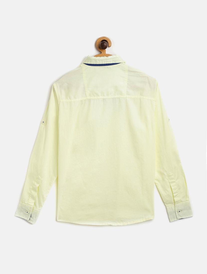 yellow cotton shirt - 17463409 - Zoom Image - 3