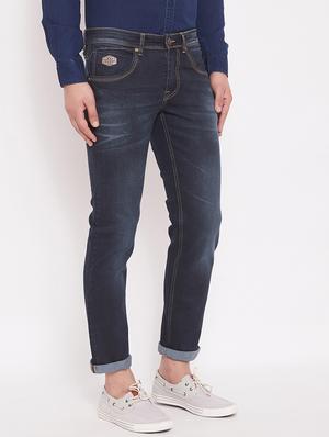 dark blue light washed denim jeans - 17463446 - Standard Image - 2