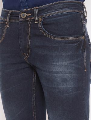 dark blue light washed denim jeans - 17463446 - Standard Image - 5