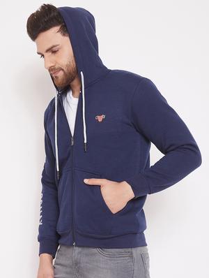 navy blue printed sweatshirt - 17463484 - Standard Image - 2