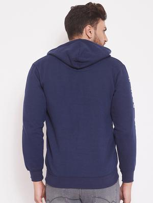 navy blue printed sweatshirt - 17463484 - Standard Image - 3