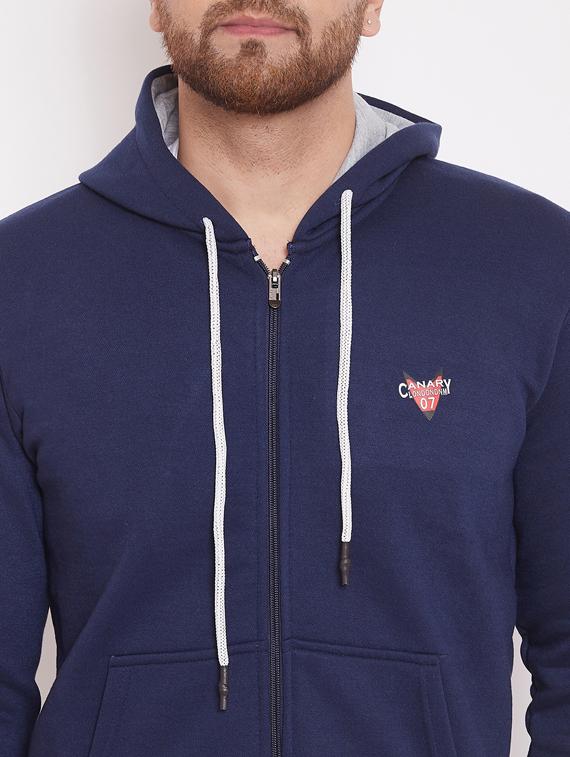 navy blue printed sweatshirt - 17463484 - Zoom Image - 5