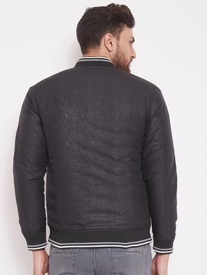black printed bomber jacket - 17463519 - Standard Image - 3