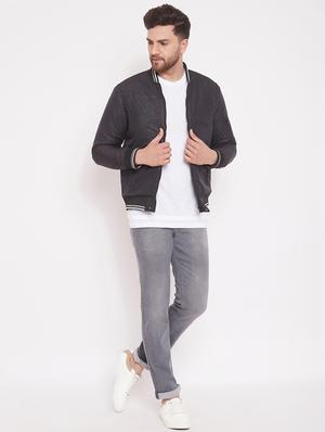 black printed bomber jacket - 17463519 - Standard Image - 4