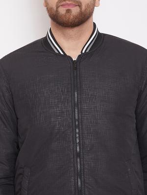 black printed bomber jacket - 17463519 - Standard Image - 5