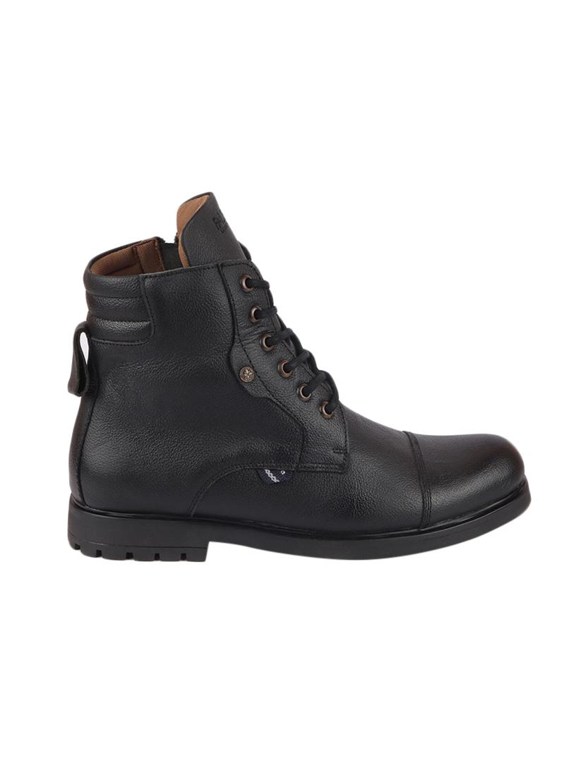 black leather lace up boots - 17463548 - Zoom Image - 2