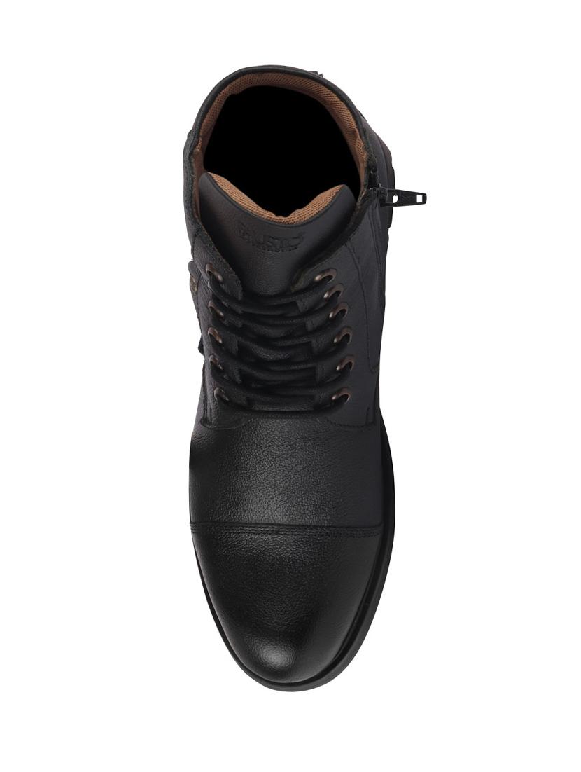 black leather lace up boots - 17463548 - Zoom Image - 4