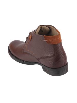 brown leather lace up boots - 17463554 - Standard Image - 3