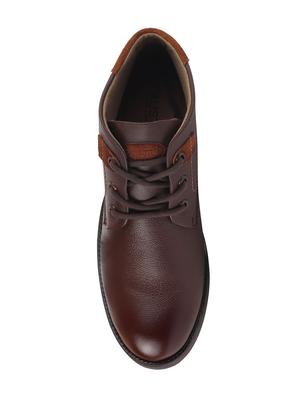 brown leather lace up boots - 17463554 - Standard Image - 4