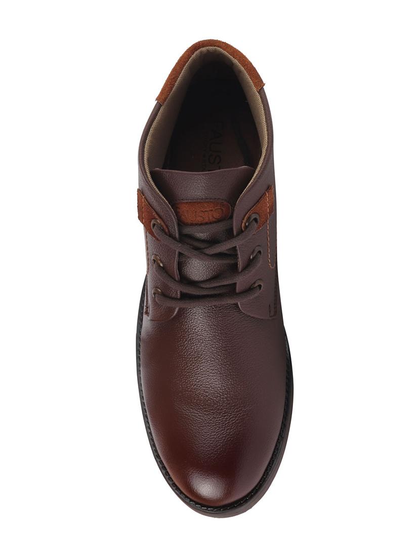 brown leather lace up boots - 17463554 - Zoom Image - 4