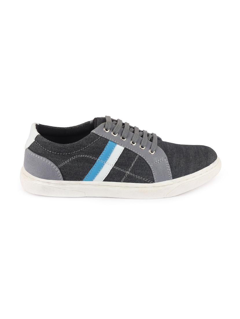 black synthetic lace up sneakers - 17463566 - Zoom Image - 2