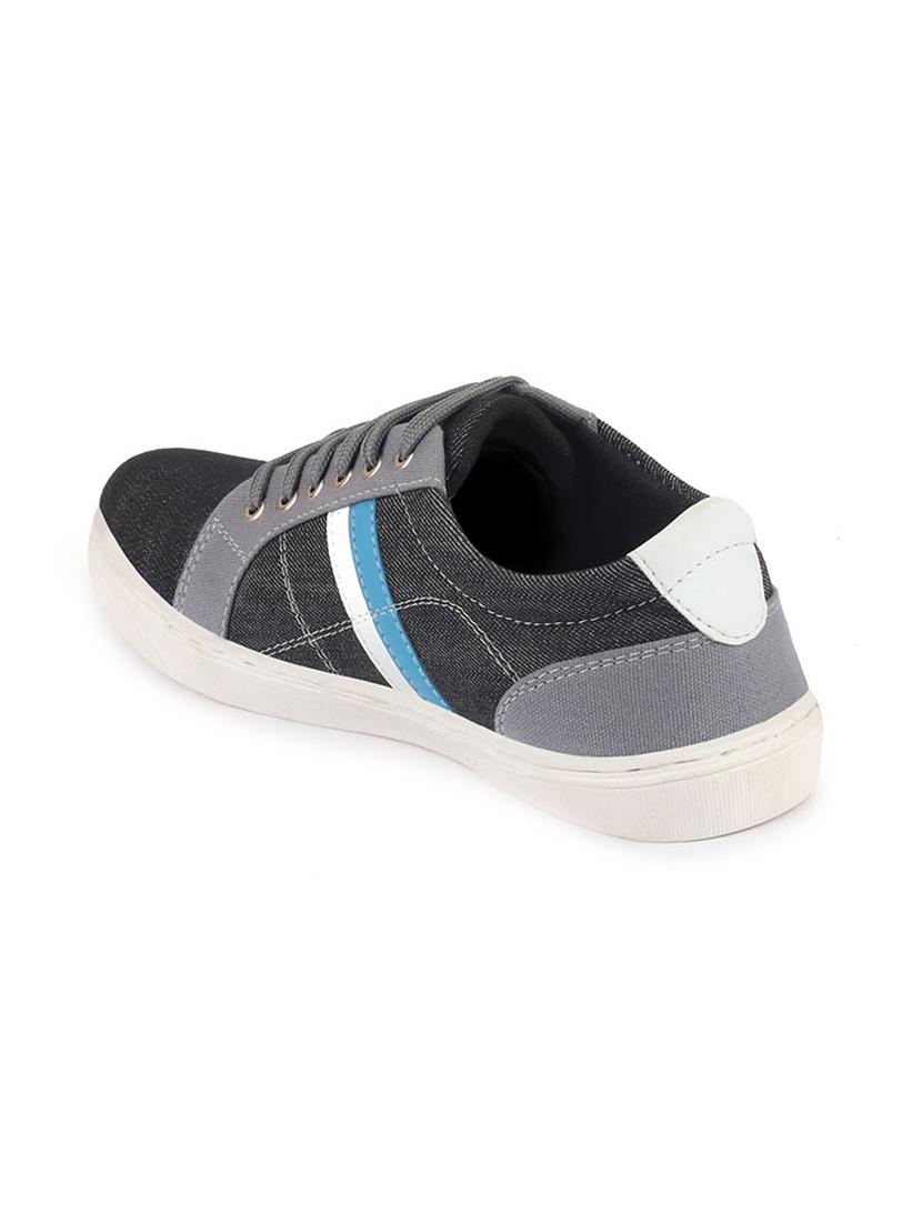 black synthetic lace up sneakers - 17463566 - Zoom Image - 3