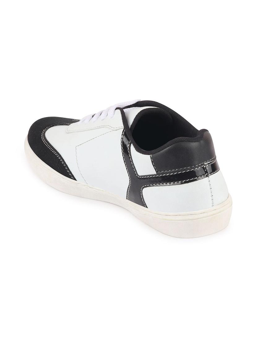 black synthetic lace up sneakers - 17463569 - Zoom Image - 3