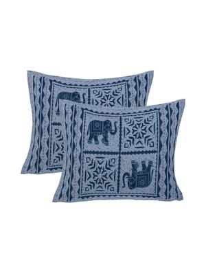 cotton premium king size bedsheet with two zip pillow covers - 17464228 - Standard Image - 2
