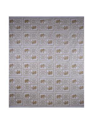 cotton premium king size bedsheet with two zip pillow covers - 17464230 - Standard Image - 4